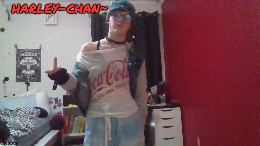 oni-channnnnn~ | harley-chan~ | made w/ Imgflip meme maker
