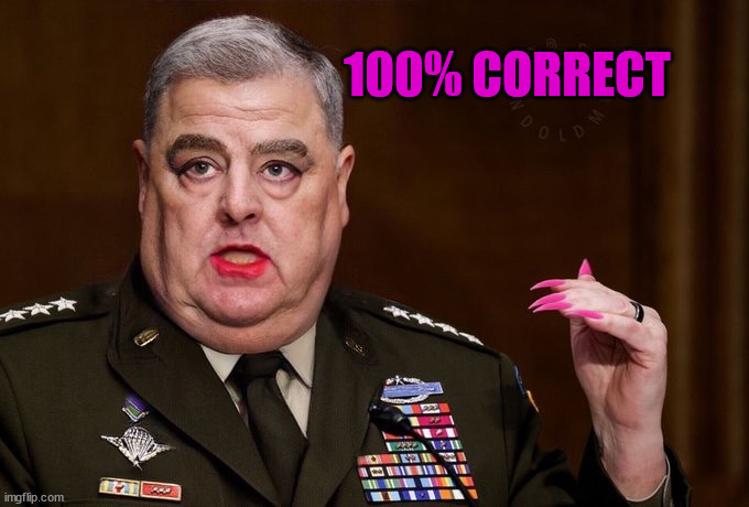 Mark Milley | 100% CORRECT | image tagged in mark milley | made w/ Imgflip meme maker