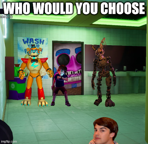 Music man | WHO WOULD YOU CHOOSE | image tagged in music man | made w/ Imgflip meme maker