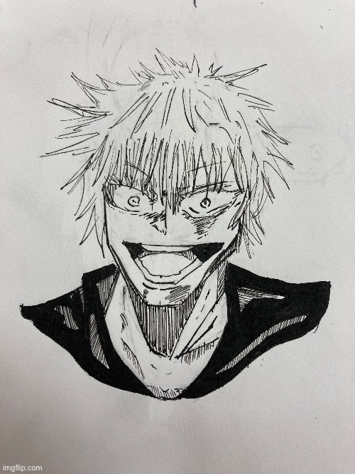 Bored so drew this | image tagged in anime,drawings | made w/ Imgflip meme maker