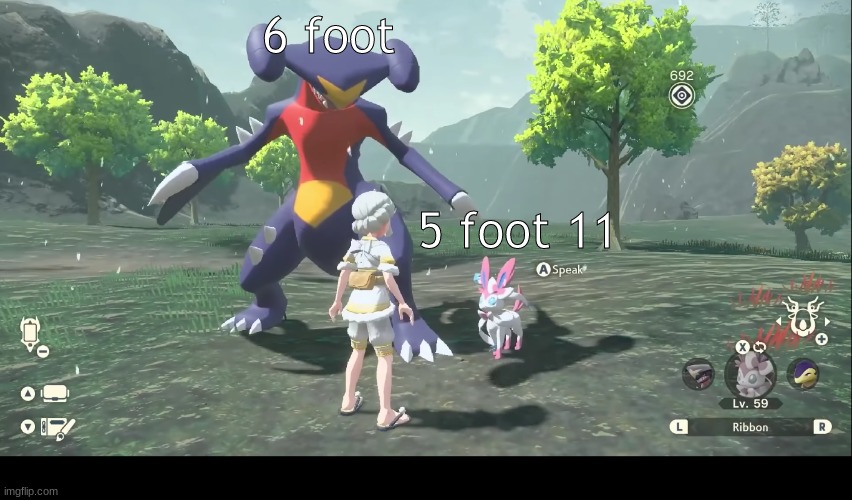 5 11 vs 6 ft | 6 foot; 5 foot 11 | image tagged in height comparison,pokemon | made w/ Imgflip meme maker