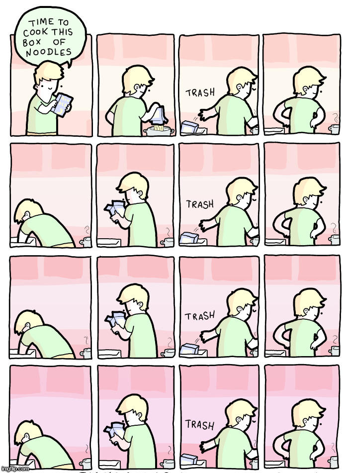 I cook anything in a box just like this | image tagged in comics/cartoons | made w/ Imgflip meme maker