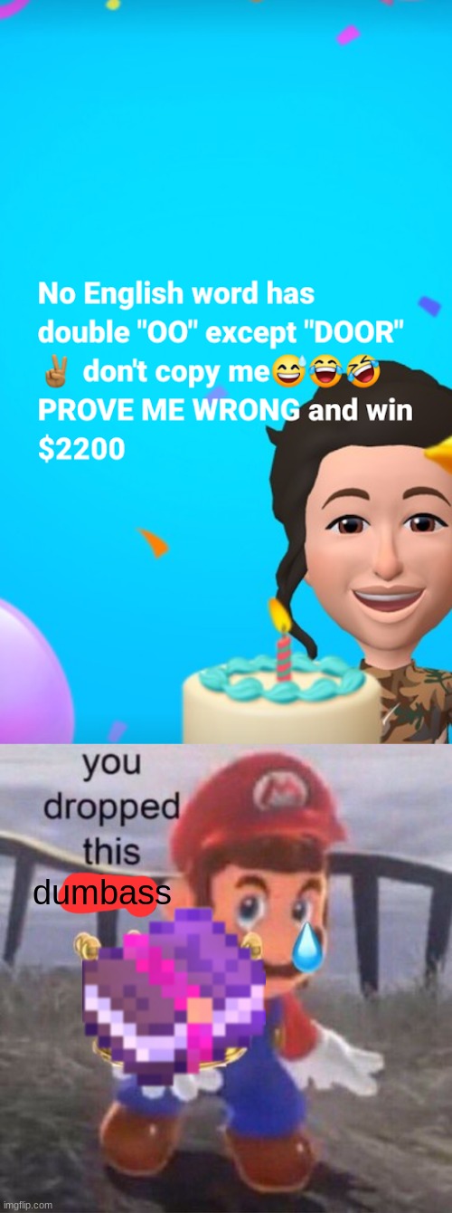 theres book | dumbass | image tagged in mario you dropped this king,books,dumbass,funny,memes | made w/ Imgflip meme maker