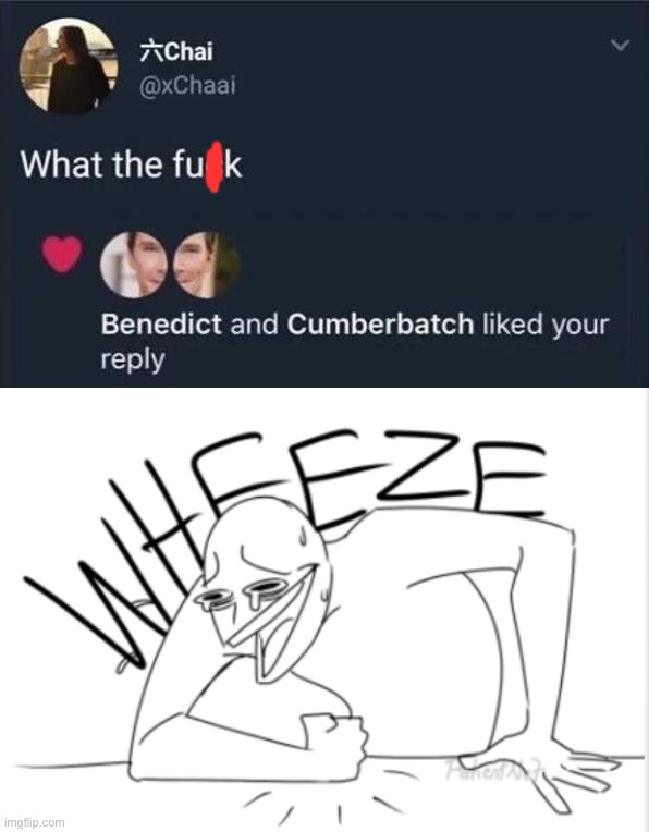Oh wow | image tagged in wheeze,memes,funny,wait what,benedict cumberbatch,oh wow | made w/ Imgflip meme maker