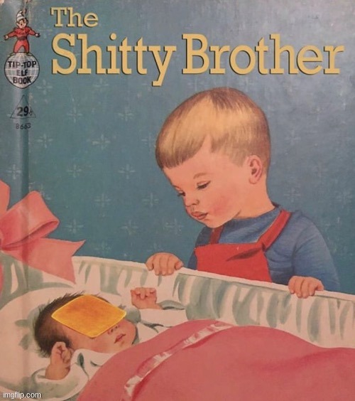 High Quality The shitty brother Blank Meme Template