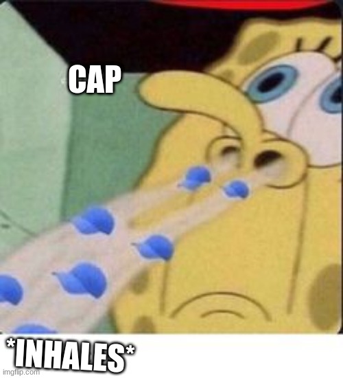 I SmEll Cap | CAP; *INHALES* | image tagged in cap | made w/ Imgflip meme maker