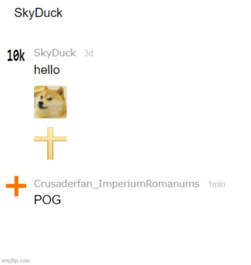 christian moment | image tagged in christian,memechat,skyduck | made w/ Imgflip meme maker