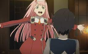 zero two hug Blank Meme Template