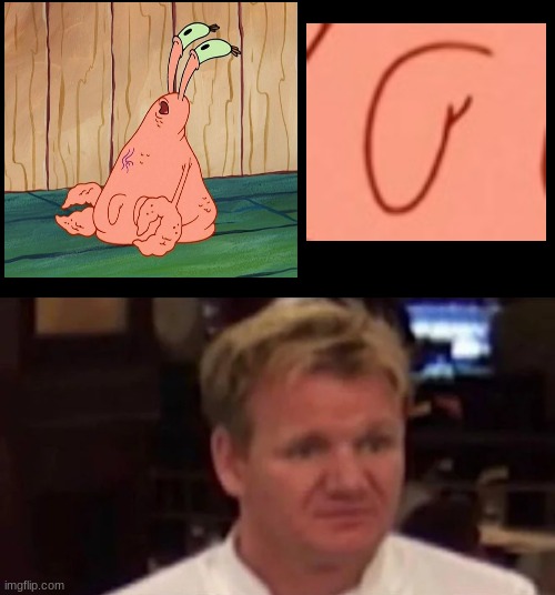 and the animators thought this was ok | image tagged in disgusted gordon ramsay,memes | made w/ Imgflip meme maker