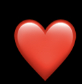 High Quality Heart emoji Blank Meme Template