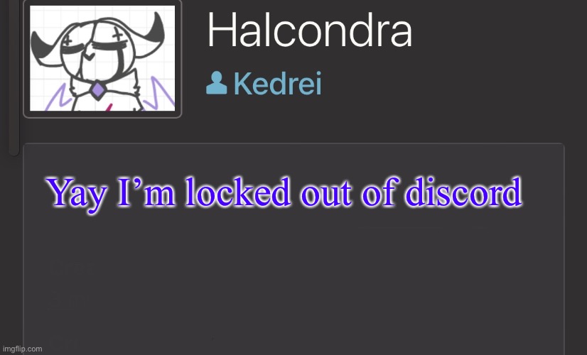 J | Yay I’m locked out of discord | image tagged in j | made w/ Imgflip meme maker