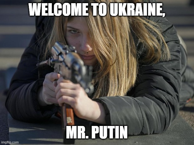 Welcome to Ukraine | WELCOME TO UKRAINE, MR. PUTIN | image tagged in ukraine | made w/ Imgflip meme maker