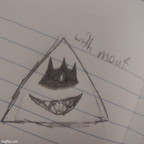 my first drawing of her | made w/ Imgflip meme maker