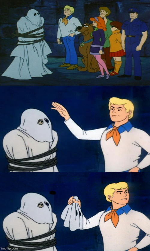 Scooby Doo The Ghost | image tagged in scooby doo the ghost | made w/ Imgflip meme maker