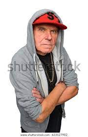 Gangster grandpa Blank Meme Template