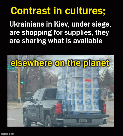 Contrast in cultures; Ukraine US | image tagged in ukrainians,cultures | made w/ Imgflip meme maker