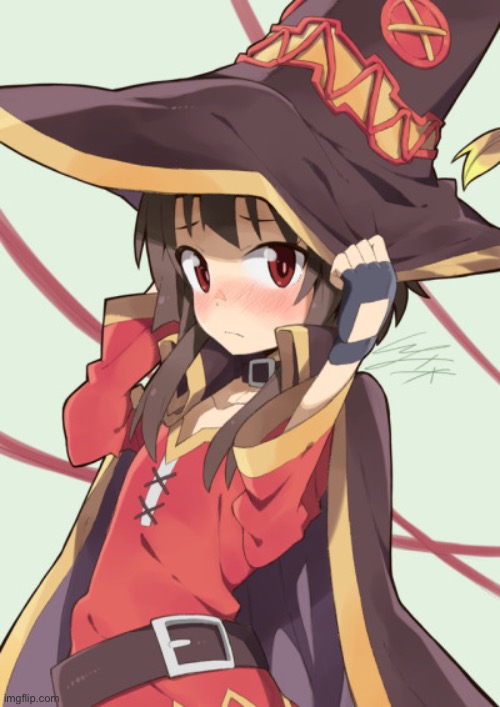 More art of Megumin (not by me) | image tagged in megumin,anime,art | made w/ Imgflip meme maker