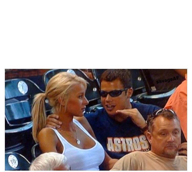 High Quality Invest in Houston Astros neck grab guy Blank Meme Template