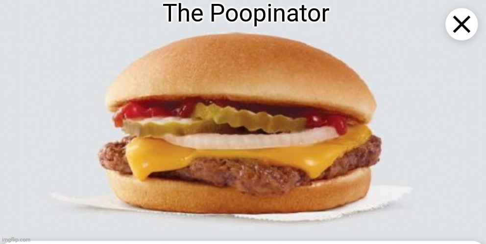 The Wendy's Poopinator | The Poopinator | image tagged in wendy's burger,the poopinator,comment section,comments,wendy's,memes | made w/ Imgflip meme maker