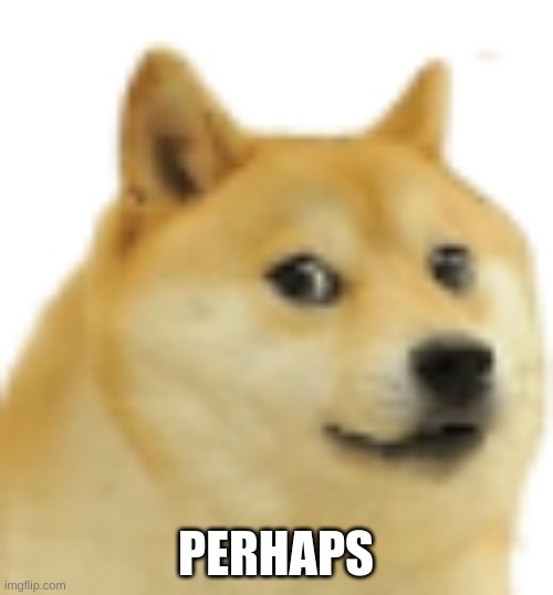 PERHAPS | made w/ Imgflip meme maker