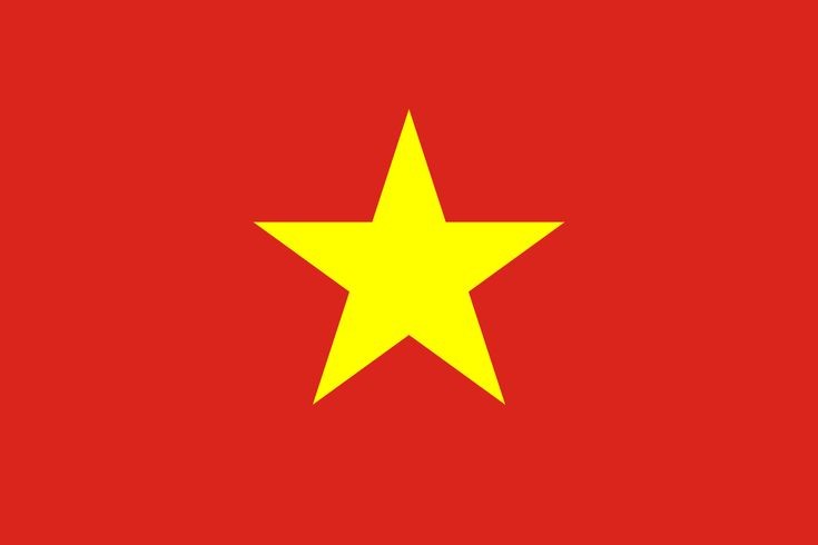 High Quality Vietnam Flag Blank Meme Template