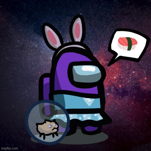 i made my own among us avatar!! link in comments! if u make one be sure to tag me in the post | image tagged in among us,avatar,little miss panda | made w/ Imgflip meme maker