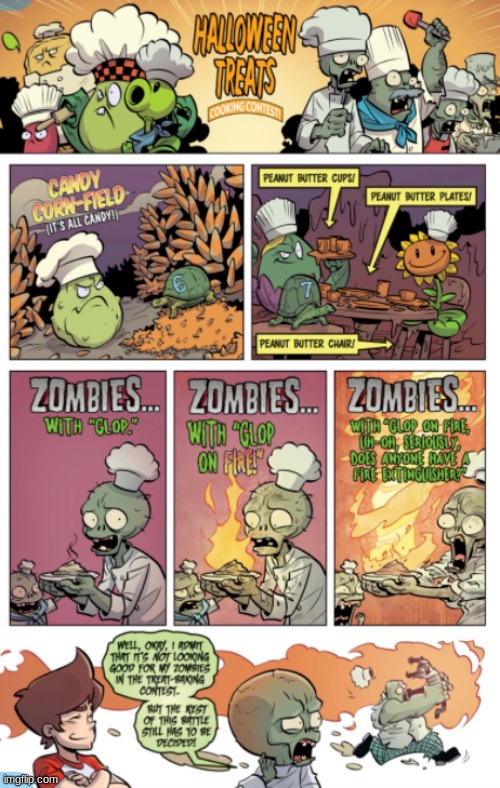 image tagged in plants vs zombies,treats,fire | made w/ Imgflip meme maker