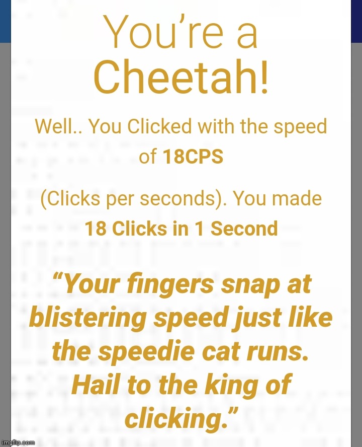 WORLD RECORD 21 CLICKS PER SECOND/CPS 