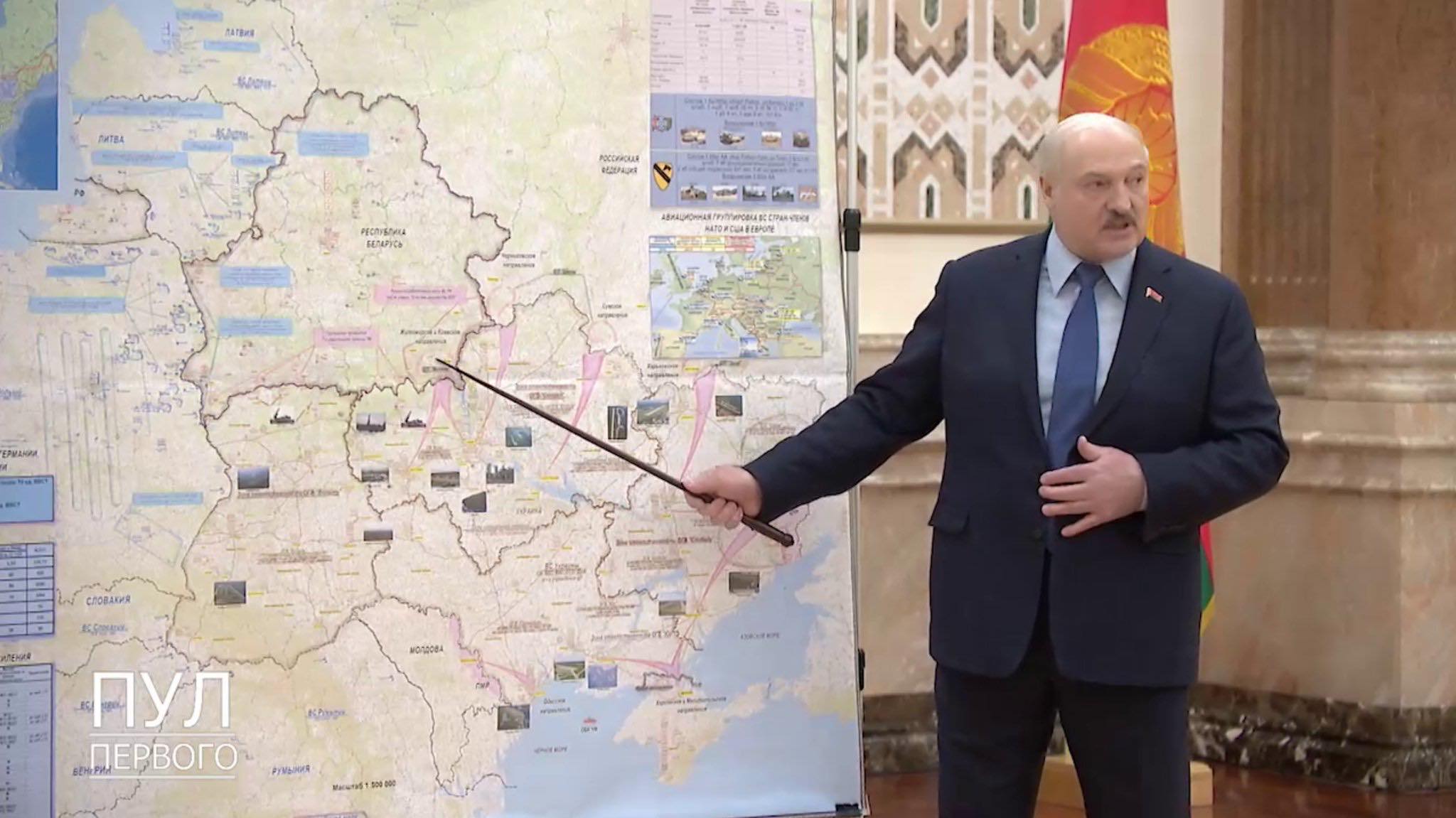 High Quality Lukashenko map Blank Meme Template