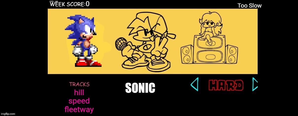 Drawing and creating ur sprites for FNF, fnf sonic HD wallpaper