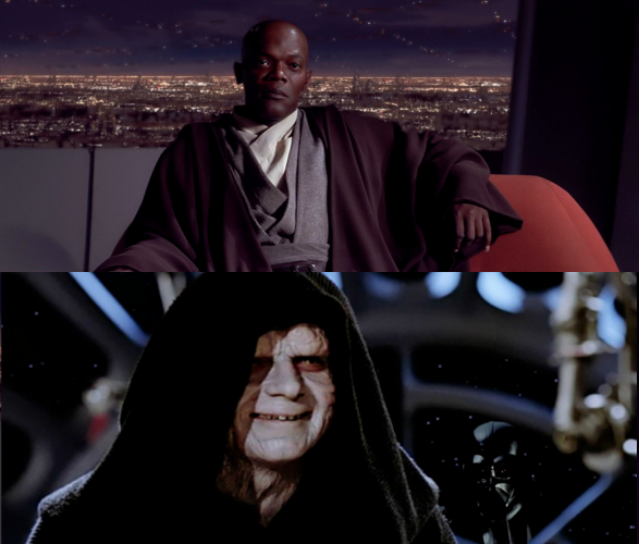 Star Wars Master and Sith Lord Blank Meme Template