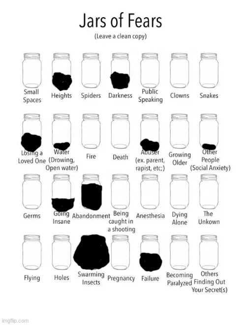quite a few | image tagged in jar of fears clear version | made w/ Imgflip meme maker