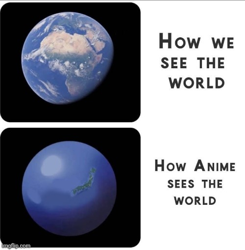 image tagged in world,anime,earth | made w/ Imgflip meme maker