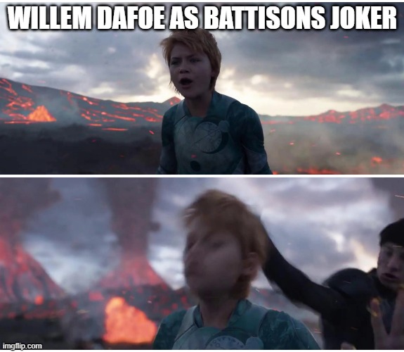 Not this time | WILLEM DAFOE AS BATTISONS JOKER | image tagged in marvel cinematic universe,dc comics,batman,memes | made w/ Imgflip meme maker