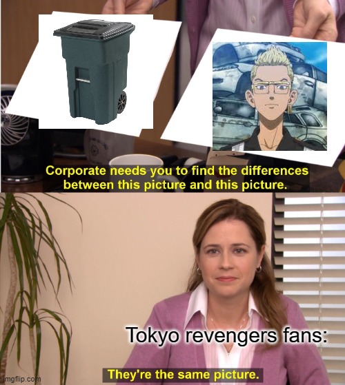 They're The Same Picture | Tokyo revengers fans: | image tagged in memes,they're the same picture,tokyo revengers | made w/ Imgflip meme maker