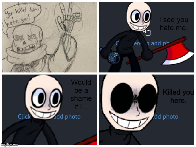 Oh no Eteled | image tagged in eteled commits murder,eteled dreemurr,canon vs fanon | made w/ Imgflip meme maker