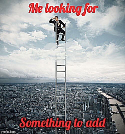 Searching | Something to add | image tagged in searching | made w/ Imgflip meme maker