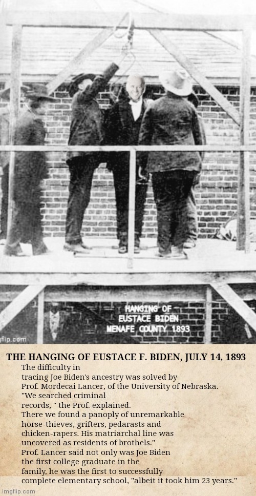 Horse Thief Joe Biden | image tagged in history | made w/ Imgflip meme maker