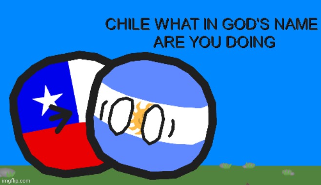 CHILE WHAT IN GOD'S NAME ARE YOU DOING | image tagged in chile what in god's name are you doing | made w/ Imgflip meme maker