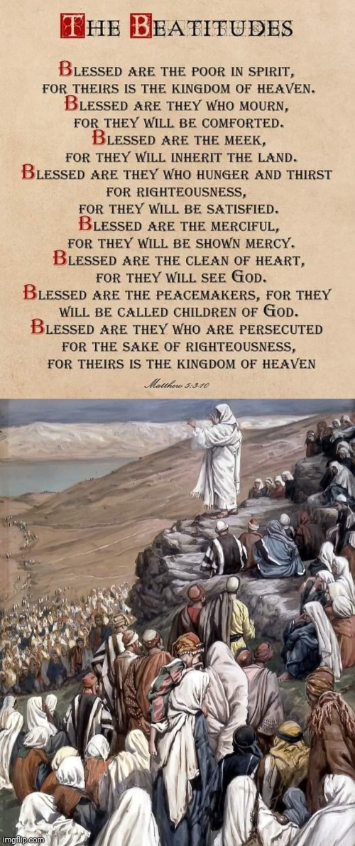 Beattiudes blessed are | image tagged in message bible | made w/ Imgflip meme maker