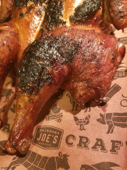 Weeknight smoked chicken, Spicewalla chicken rub and hickory smoke = delicious | image tagged in winner winner,chicken,dinner | made w/ Imgflip meme maker