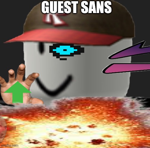 oooo | GUEST SANS | image tagged in sans guest | made w/ Imgflip meme maker