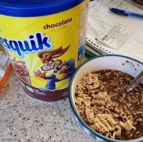 Have you ever the uhhh... when uhh... the uhh... | image tagged in uhh,umm,the uhh,nesquik,noodles | made w/ Imgflip meme maker
