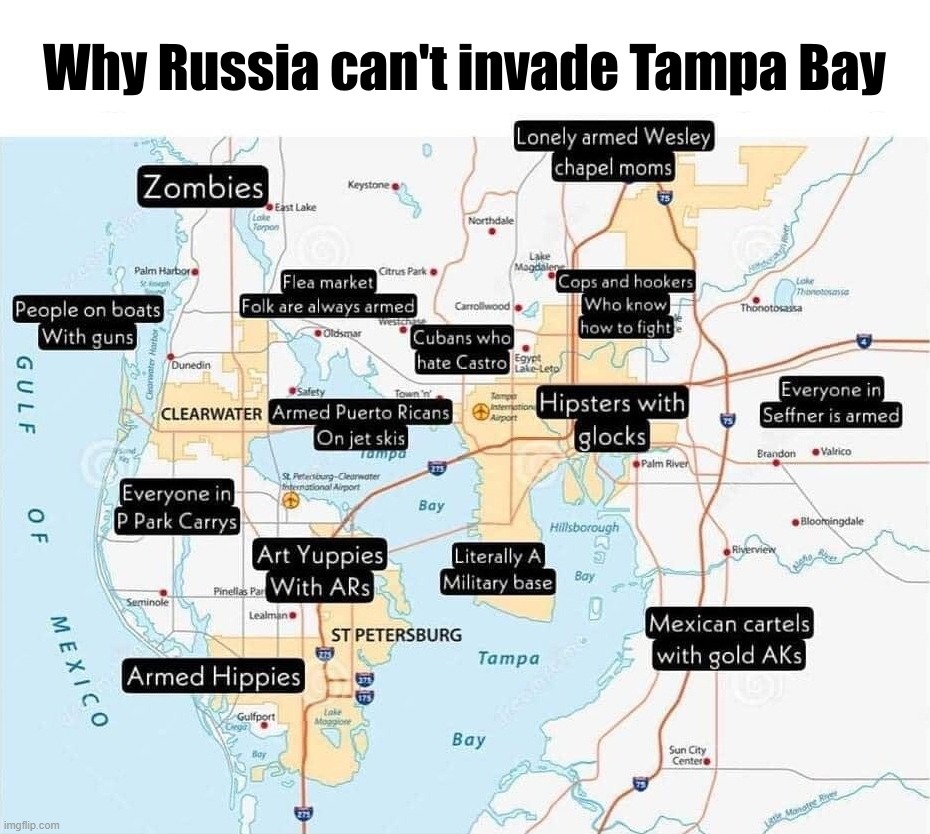 image tagged in russia,florida,america,2nd amendment,tampa bay | made w/ Imgflip meme maker