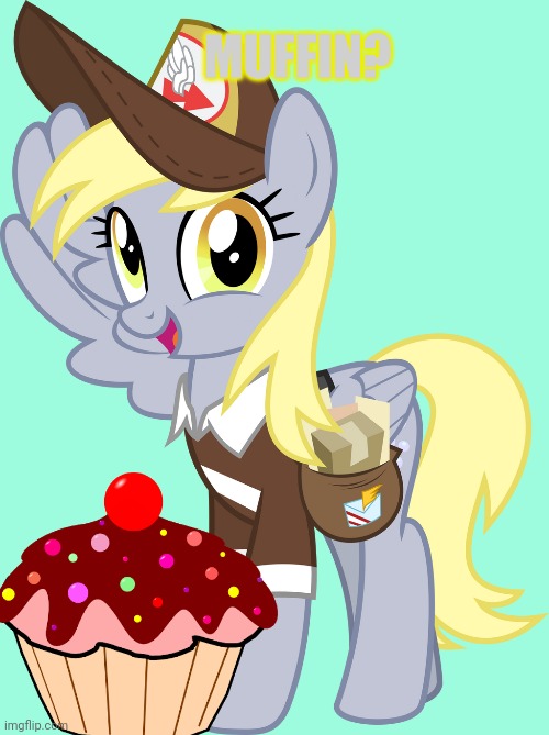 Derpy Hooves | MUFFIN? | image tagged in derpy hooves facts,derpy,mlp,muffins,pony | made w/ Imgflip meme maker