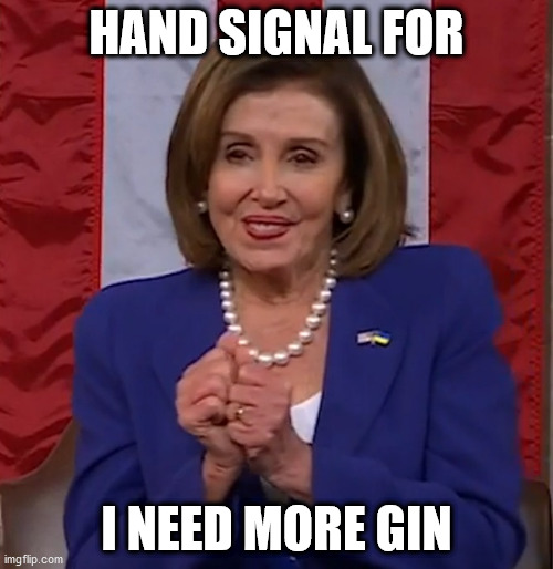 More Gin Please | HAND SIGNAL FOR; I NEED MORE GIN | made w/ Imgflip meme maker
