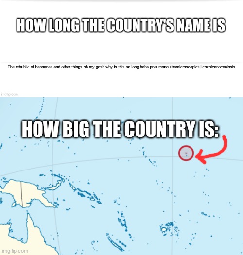 what's up with the long names, but tiny countries??? | HOW BIG THE COUNTRY IS: | image tagged in countries,words,small,maps,labels,middle school | made w/ Imgflip meme maker