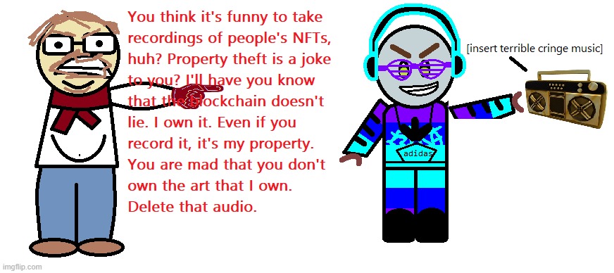 nfts be like (music edition) | made w/ Imgflip meme maker