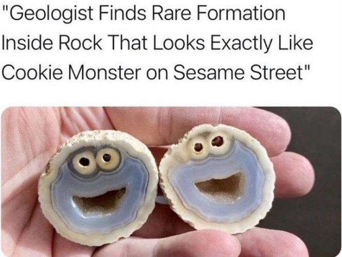 Cool and Cute. Had to share. : ) | image tagged in memes,geology,repost | made w/ Imgflip meme maker