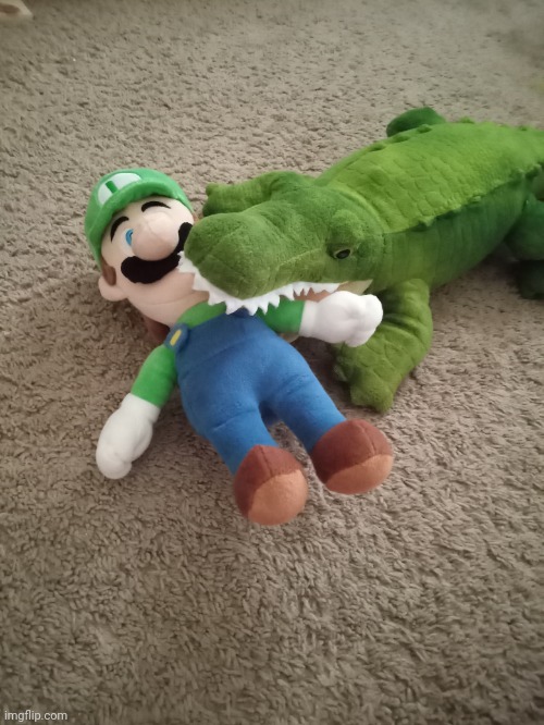 thine reptilian hath consumed Luigi | made w/ Imgflip meme maker